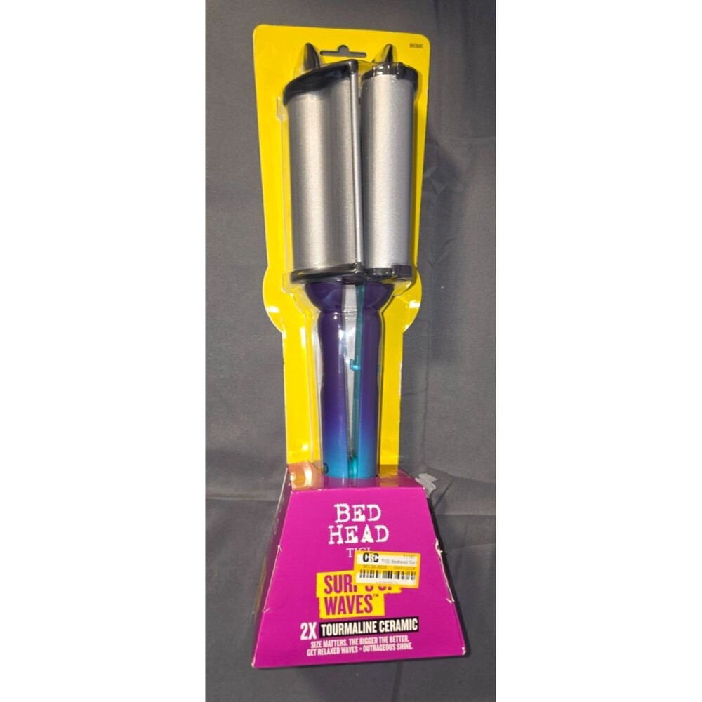 BedHead Tigi Surfs Up Waves 2X Tourmaline Ceramic Technology New Curls